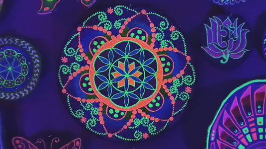 fractal Seed of Life shirt crop circle - sacred geometry flower of life drunvalo melchizedek handmade - choose any colour and size