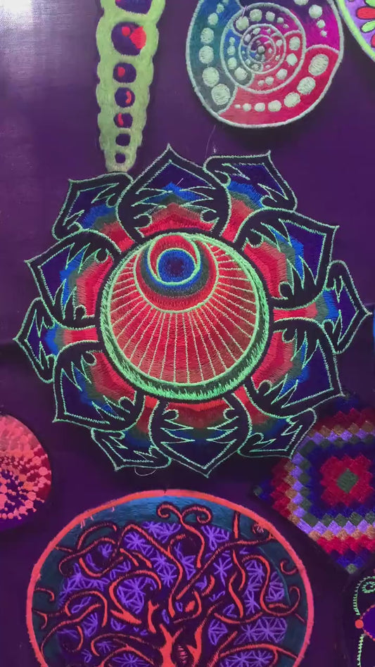 The Angel crop circle mandala rainbow fractal ufo mystery