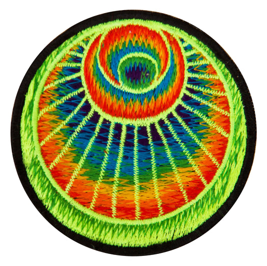 the angel crop circle patch - alien art - blacklight - protection symbol