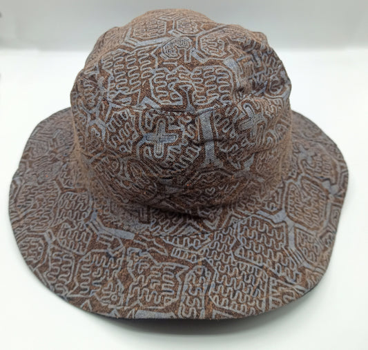 Ayahuasca Hat Shipibo Conibo Patterns with secret inside pocket light and comfortable sunshine protection DMT psychedelic gear wear Cap