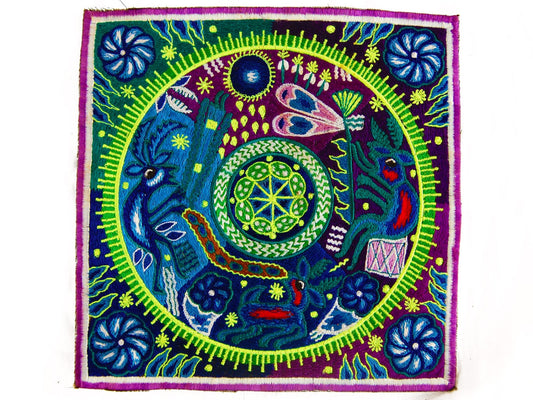 Huichol Mandala Peyote Hikuri Shaman